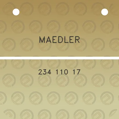 maedler-234-110-17