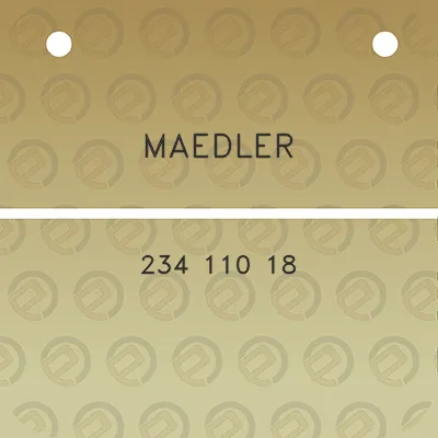 maedler-234-110-18