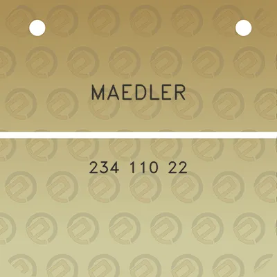 maedler-234-110-22