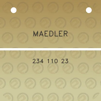 maedler-234-110-23