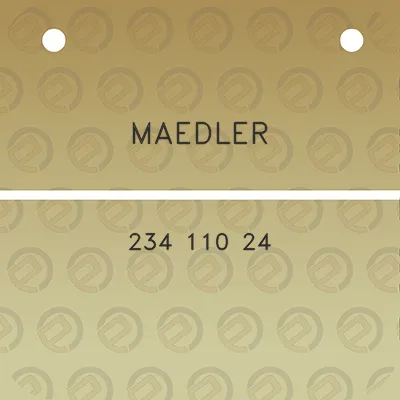 maedler-234-110-24