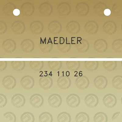 maedler-234-110-26