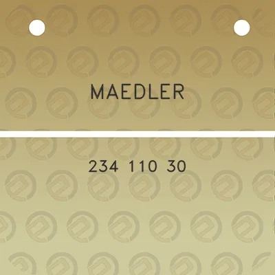 maedler-234-110-30