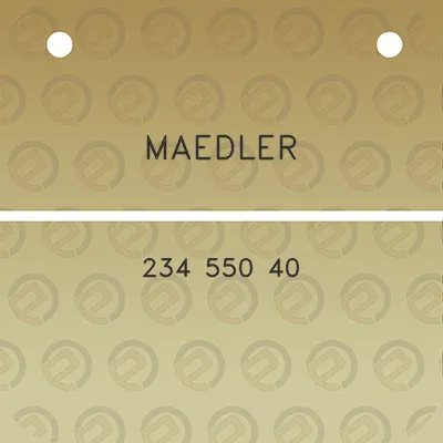 maedler-234-550-40