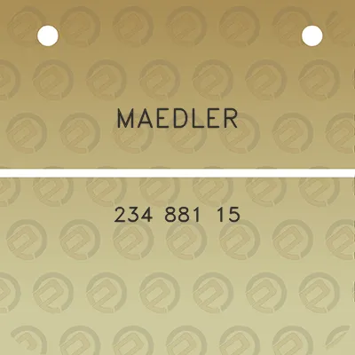 maedler-234-881-15