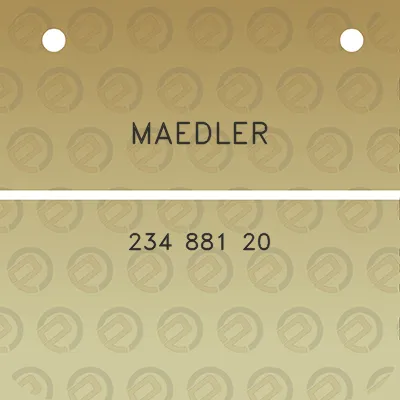 maedler-234-881-20