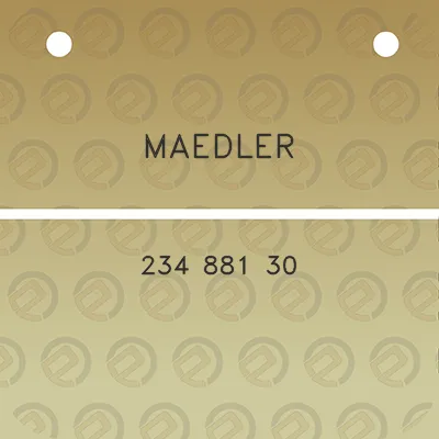 maedler-234-881-30