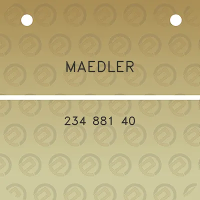 maedler-234-881-40