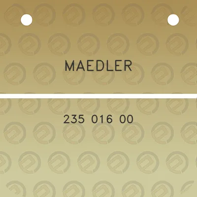 maedler-235-016-00