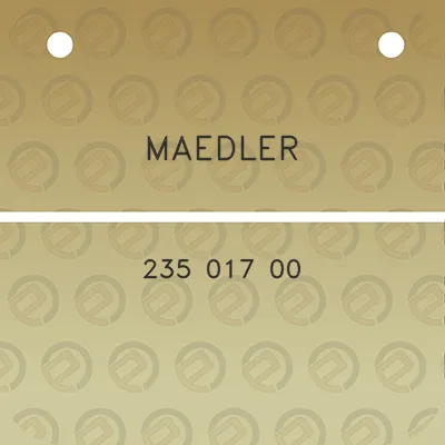 maedler-235-017-00