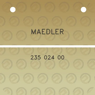 maedler-235-024-00