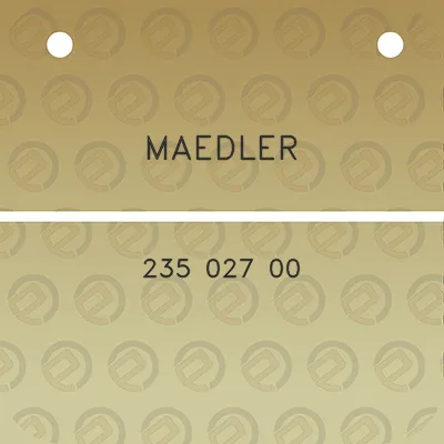 maedler-235-027-00