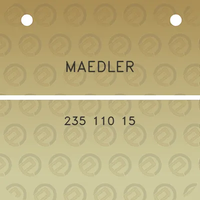 maedler-235-110-15