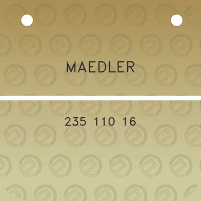 maedler-235-110-16