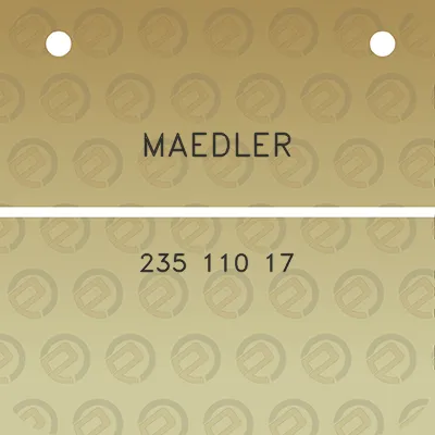 maedler-235-110-17