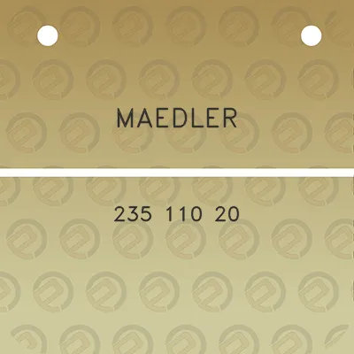 maedler-235-110-20