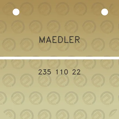 maedler-235-110-22