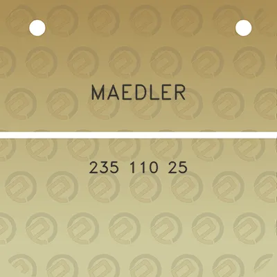 maedler-235-110-25