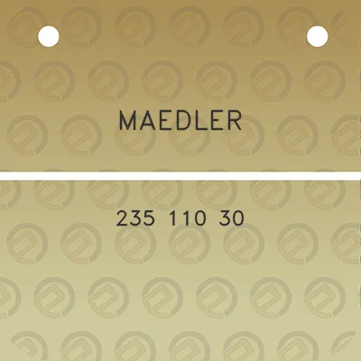 maedler-235-110-30