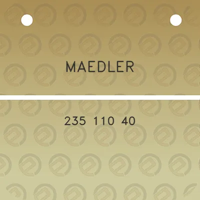 maedler-235-110-40