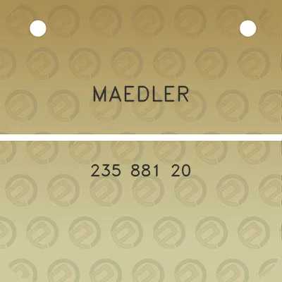 maedler-235-881-20