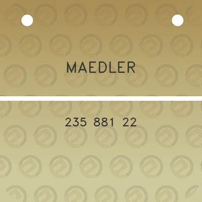 maedler-235-881-22