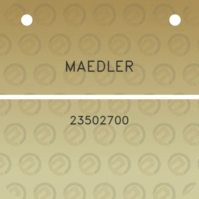 maedler-23502700