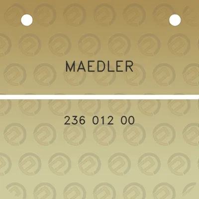 maedler-236-012-00