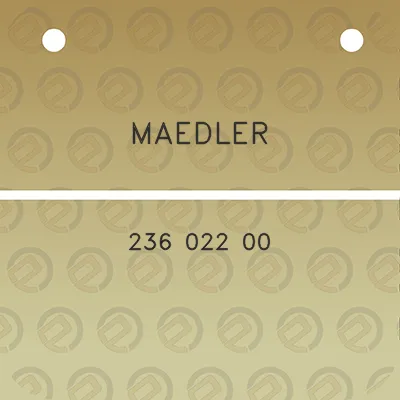 maedler-236-022-00