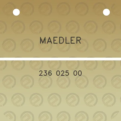 maedler-236-025-00