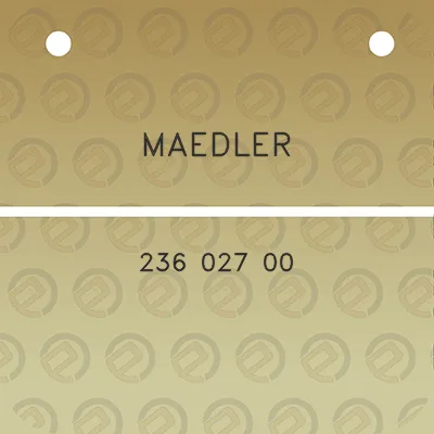 maedler-236-027-00