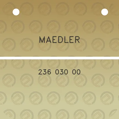 maedler-236-030-00