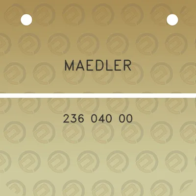 maedler-236-040-00