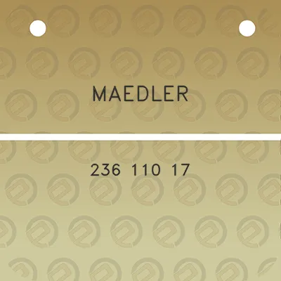 maedler-236-110-17