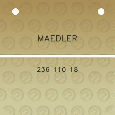 maedler-236-110-18