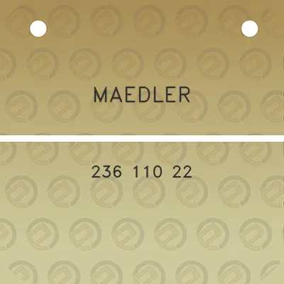 maedler-236-110-22