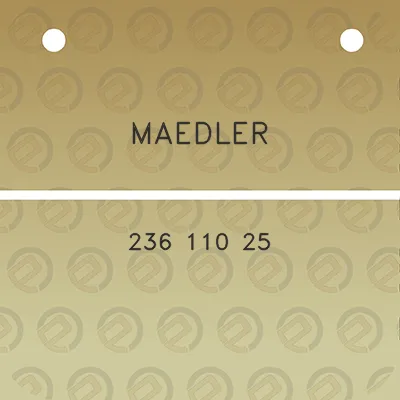 maedler-236-110-25