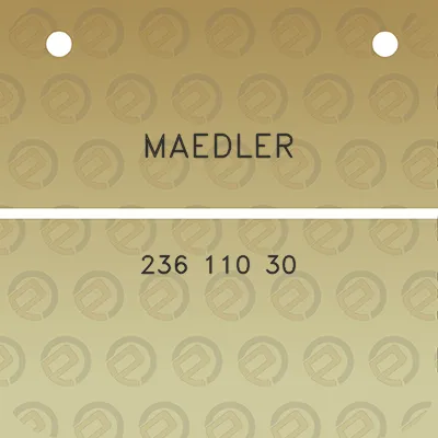 maedler-236-110-30