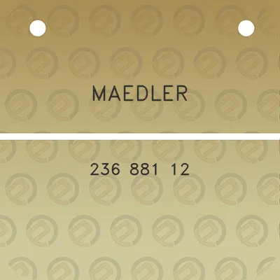 maedler-236-881-12