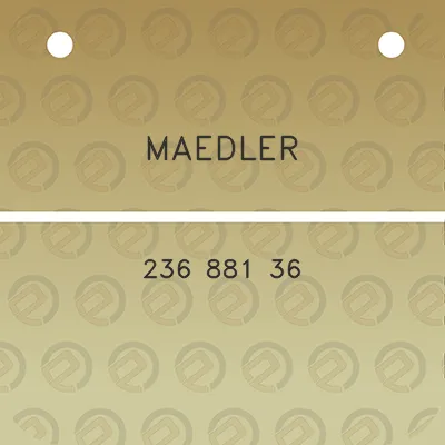 maedler-236-881-36