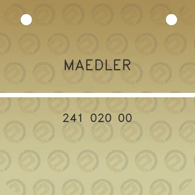 maedler-241-020-00