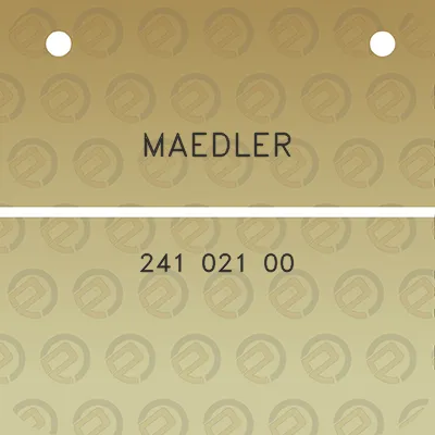 maedler-241-021-00