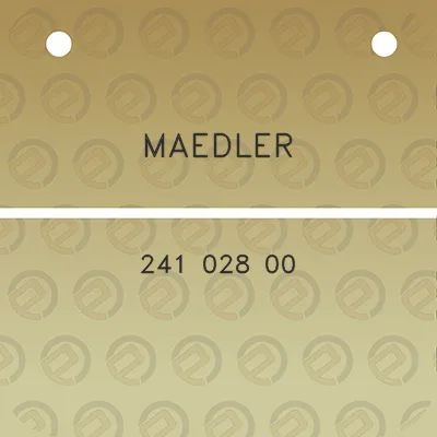 maedler-241-028-00