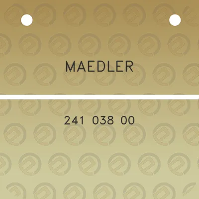 maedler-241-038-00