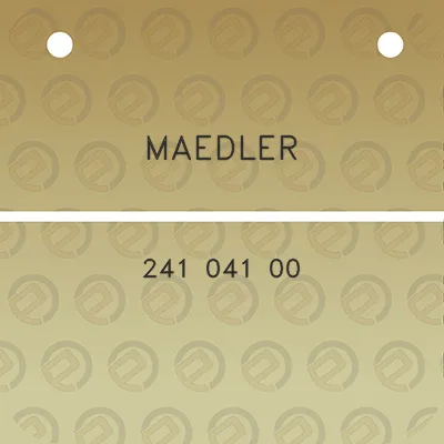 maedler-241-041-00