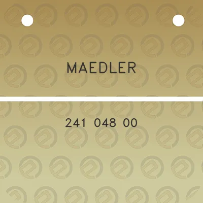 maedler-241-048-00