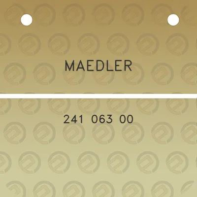 maedler-241-063-00