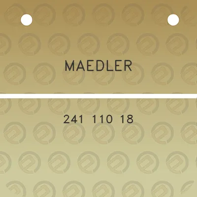 maedler-241-110-18