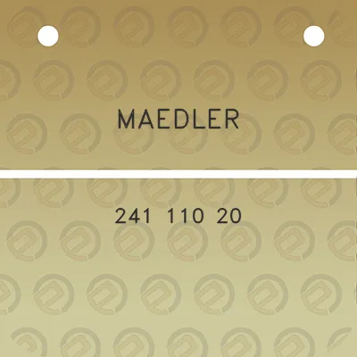 maedler-241-110-20