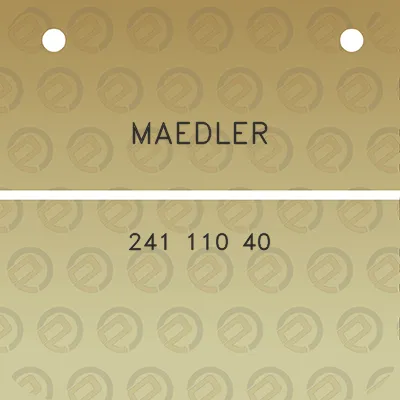 maedler-241-110-40